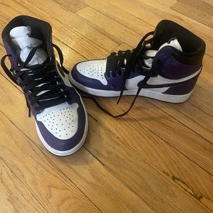 Jordan 1 retro high - court purple white